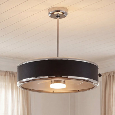 Ventilateur DEL Archer en nickel poli Archer