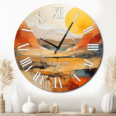 Horloge murale Bold Landscape Canyon Desert VII - Paysages