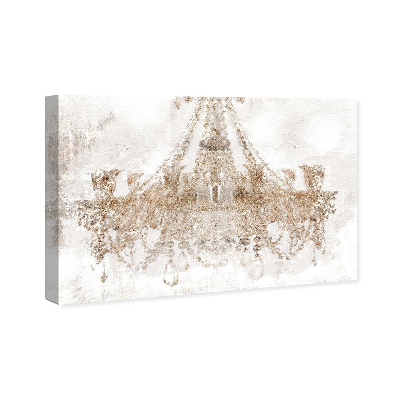 Golden Diamonds - peinture sur toile tendue, H 10 po x l 15 po