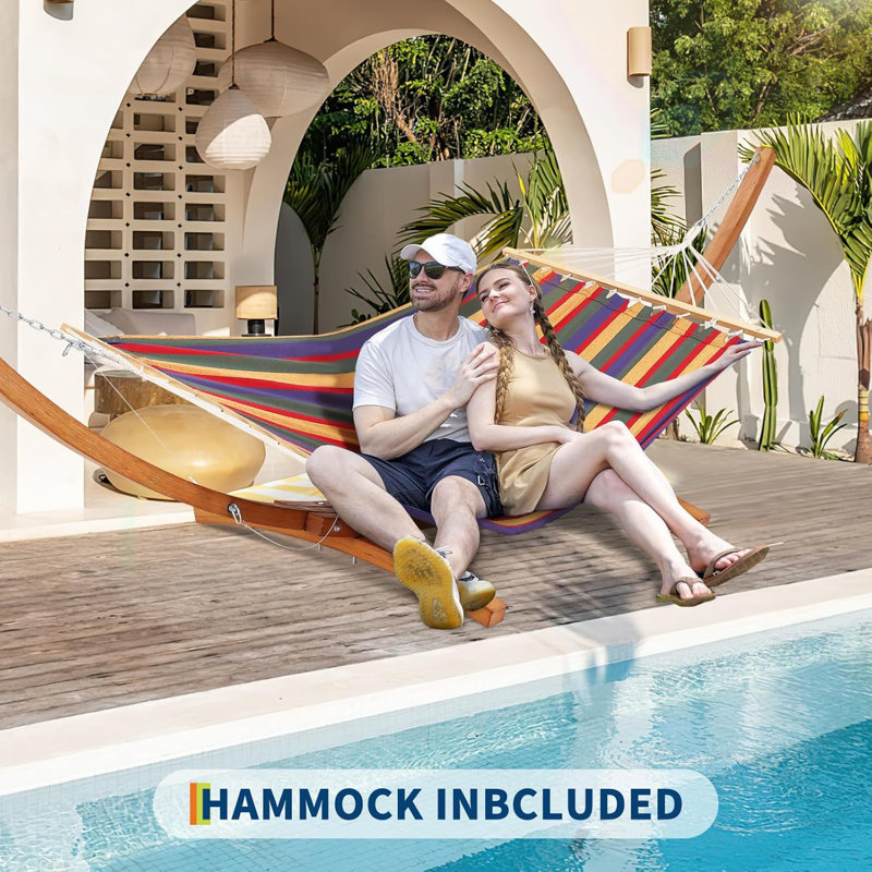 Support de hamac, support de hamac en bois seulement, poids maximal de 330 lb