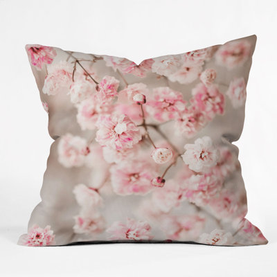Coussin décoratif intérieur/extérieur ingrid beddoes gypsophila rosé