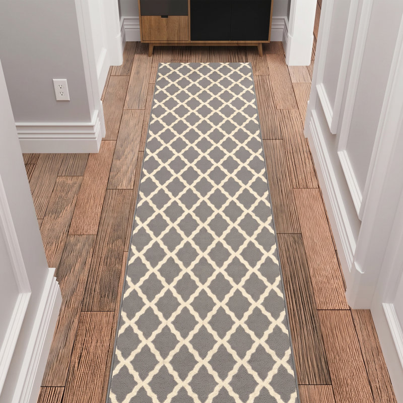 Tapis sur mesure antidérapant à dos en caoutchouc, Tapis de couloir 1 pi 11 po x 7 pi