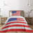 Farmhouse / Country Polyester Striped Coverlet-41886549