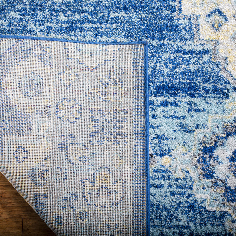 Christa Navy/Cream Rug, Runner 2'3" x 6'