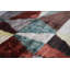 Velvet Geometric Lumbar Pillow Cover & Insert