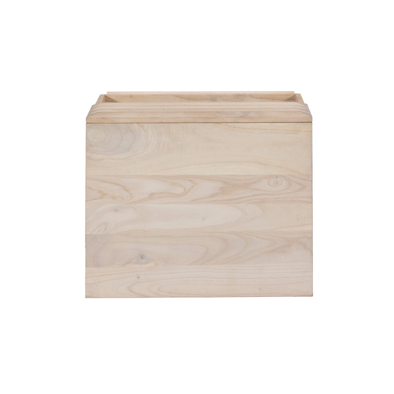 Tussac 1 - Drawer Nightstand, Natural White Neem