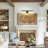 Aluminum LED Semi Flush Mounted Sconce