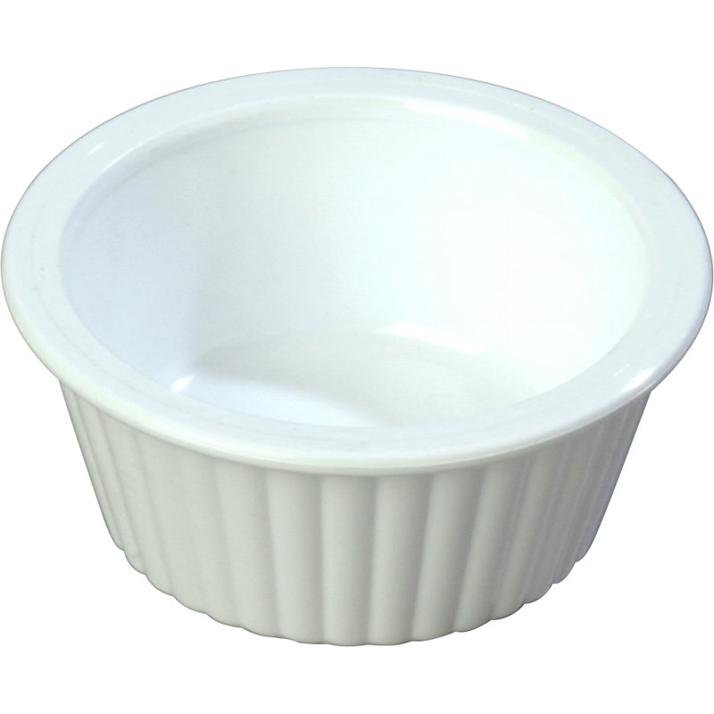Ramequin en mélamine cannelé, 1 oz