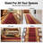 Almore Hudson Terrace Red Custom Size Hallway Stair Runner - Traditional Carpet-110418376