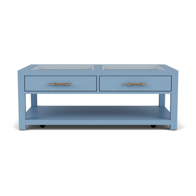 Table basse Kishia, Bleu