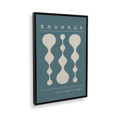 Strom Blue Retro Bauhaus, affiche II, reproduction sur toile