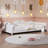Upholstered Daybed, Sherpa Fabric Sofabed-212745986-212745987