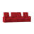 Chrysander Upholstered Home Theater Seating with Cup Holder-25316212-25316198
