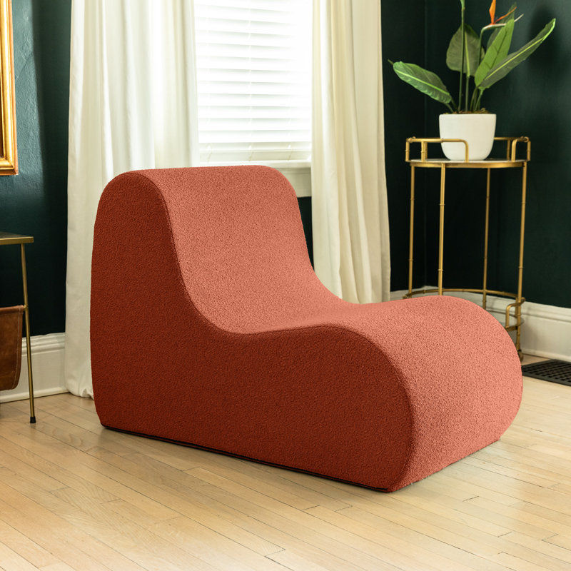 Fauteuil d'appoint Uptown, Boucle, Boucle terre cuite