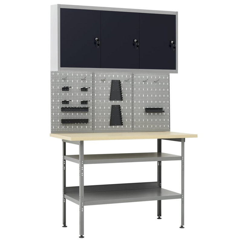 Vantassel 304.8cm W Metal Shelving Unit