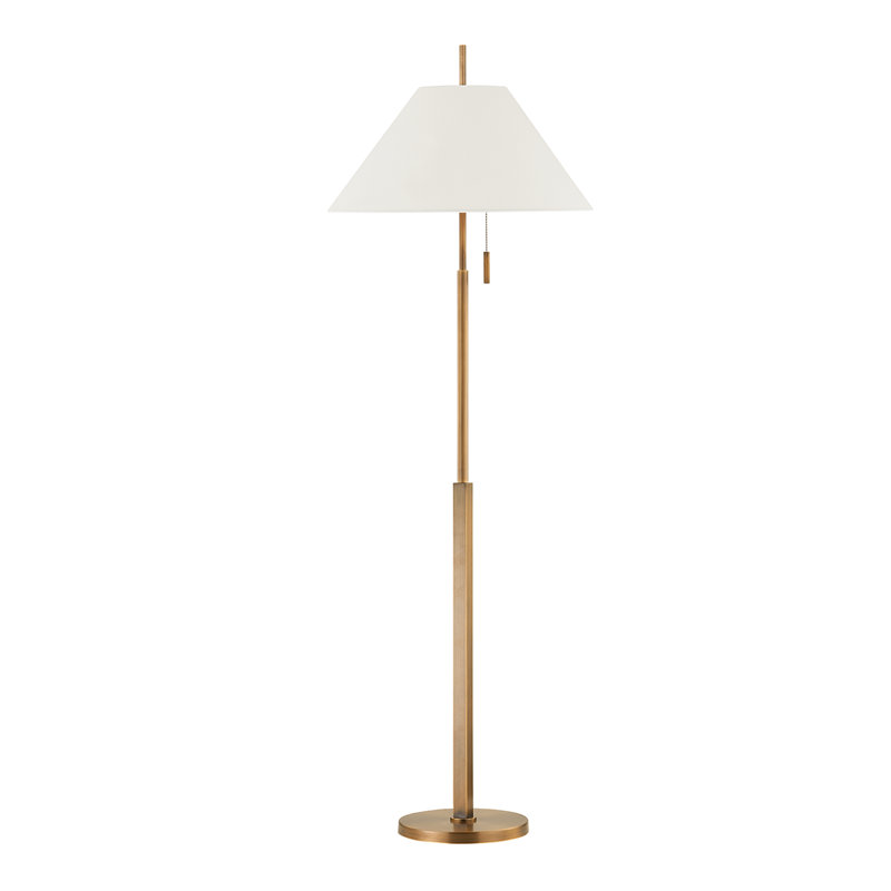 69.25'' Patina Brass Traditional Floor Lamp