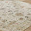 Tapis beige / ivoire en laine tissé à la machine Josilynn-779567375
