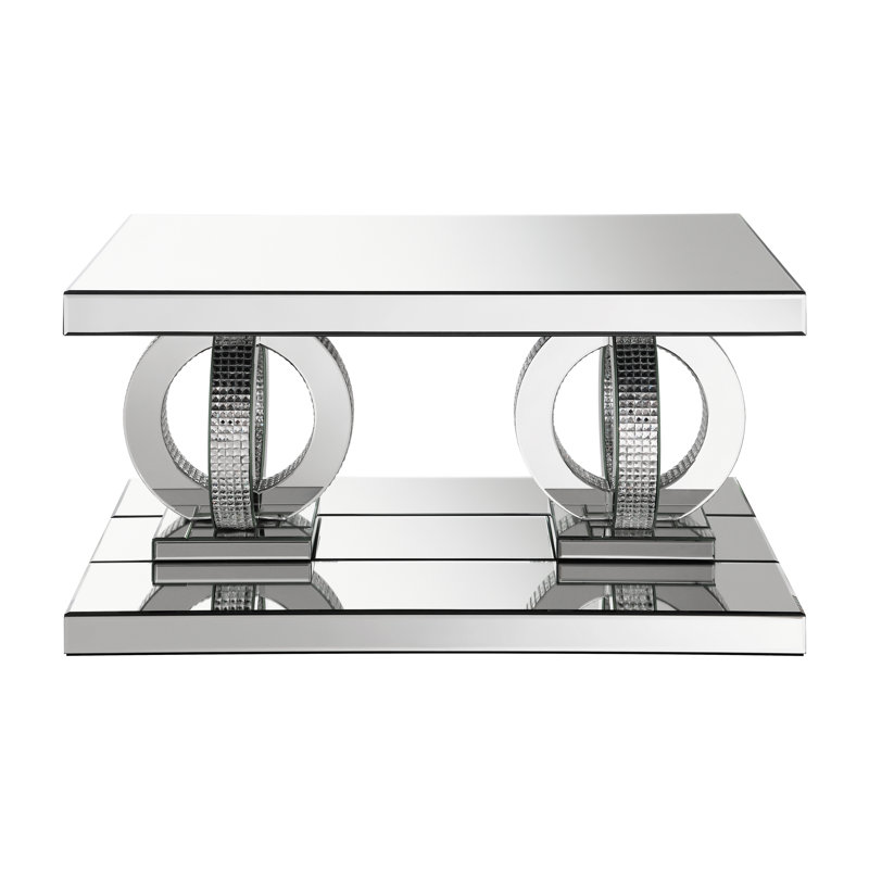 Dwala Rectangular Coffee Table in Mirrored