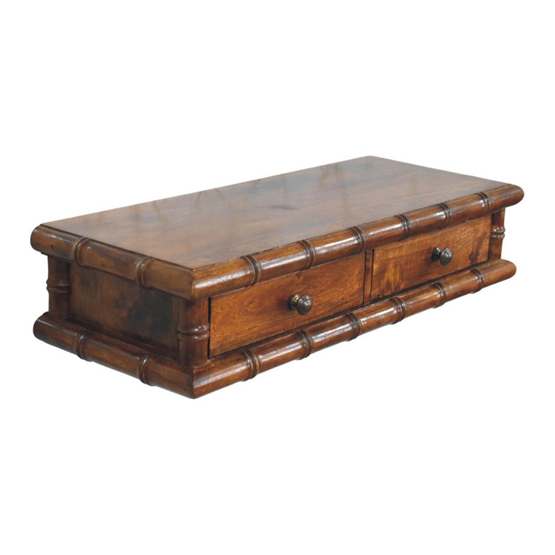 Console à deux tiroirs Bamboo