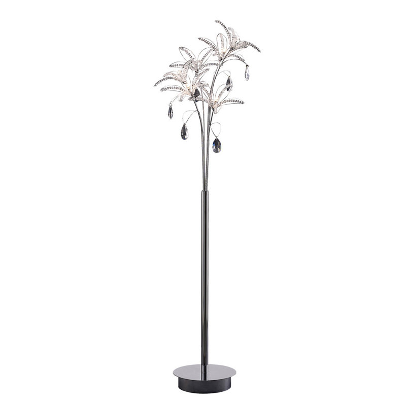 160cm Novelty Floor Lamp, Silver