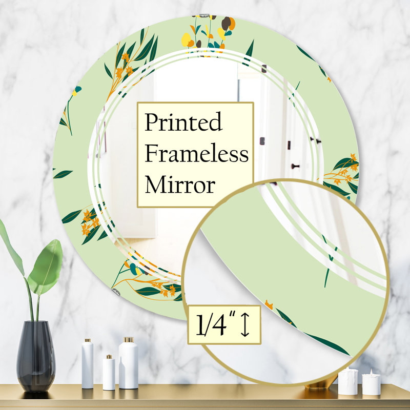 Miroir mural Triple C Eucalyptus, 31,5 po x 31,5 po