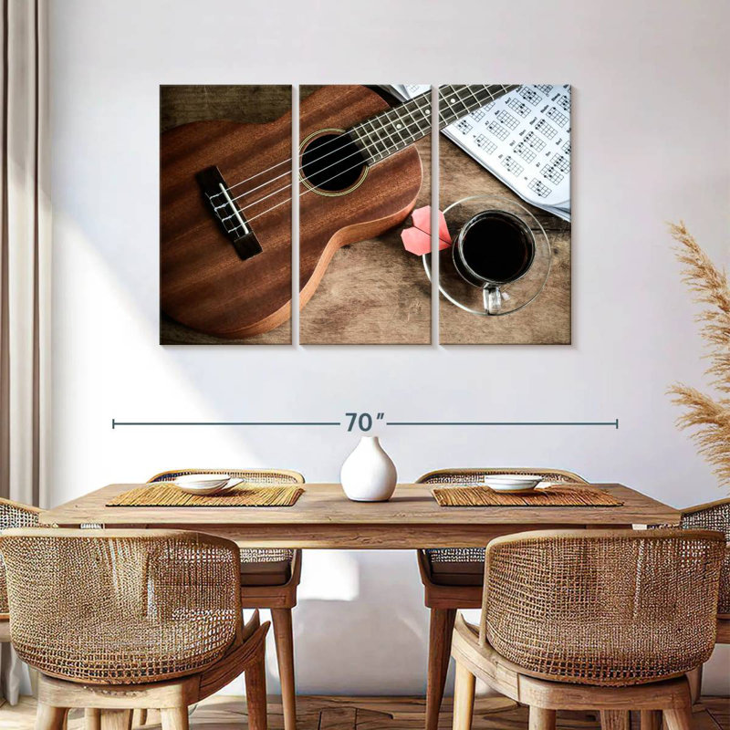 Abarca Coffee And Ukulele, 36" H x 57" W