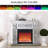 Diamond Fireplace Cabinet, TV Fireplace Cabinet