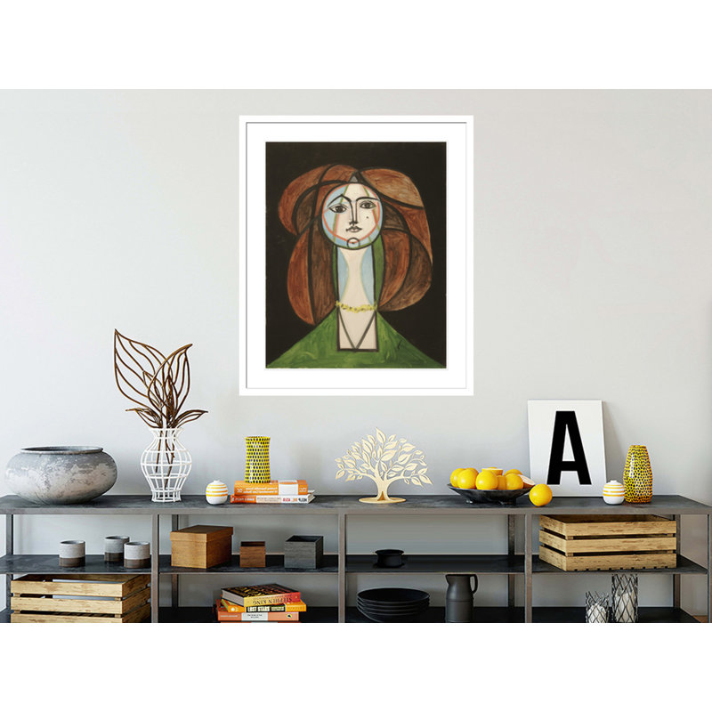 Femme au collier jaune par Pablo Picasso, H 40,09 po x l 33,5 po