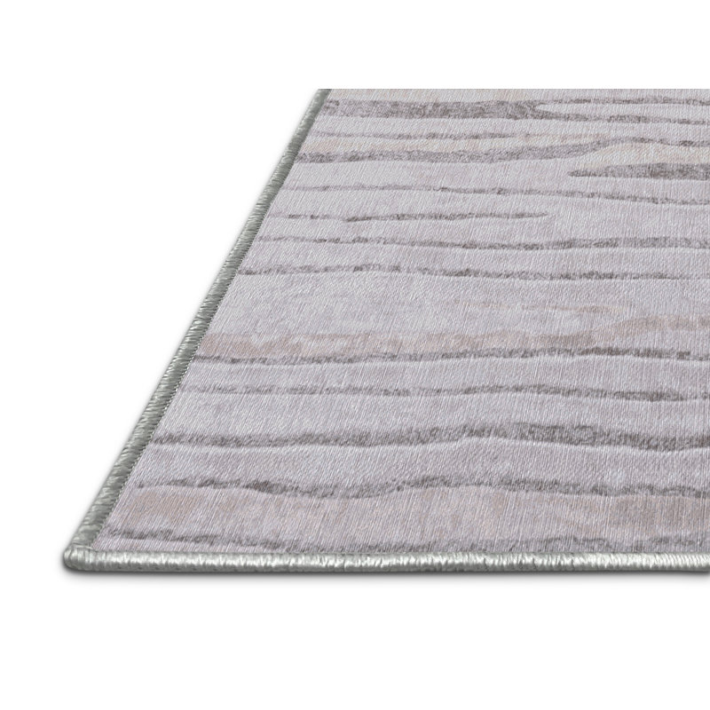 Machine Washable White Area Rug, Rectangle 8' x 10'
