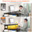 56.5" Adalicia With Drawers, Gaming Desk With Power Outlets And Storage, Home Office Desk-1994484331