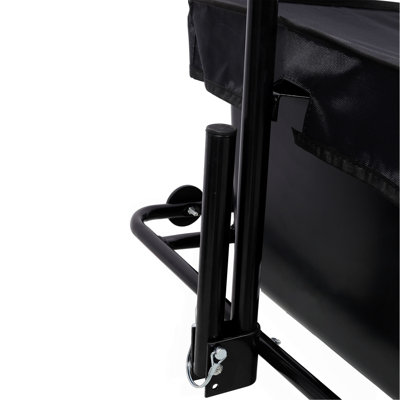 Remorque de cargaison de vélo avec barre de support, housse imperméable en PVC 900D, boîte amovible, remorque de chariot utilitaire pour le camping et les activités de plein air