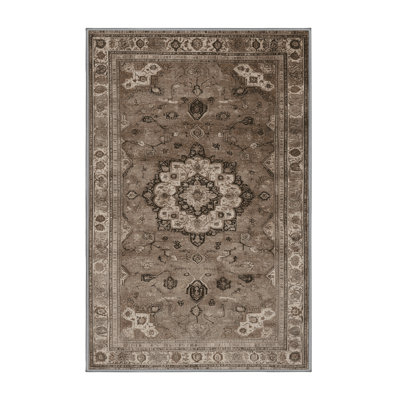 Tapis persan gris lavable à la machine