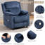 Fauteuil inclinable électrique en chenille de 33,5 po de largeur avec roulettes télécommandées et verrouillables, facile à déplacer et à verrouiller en place-1780264101