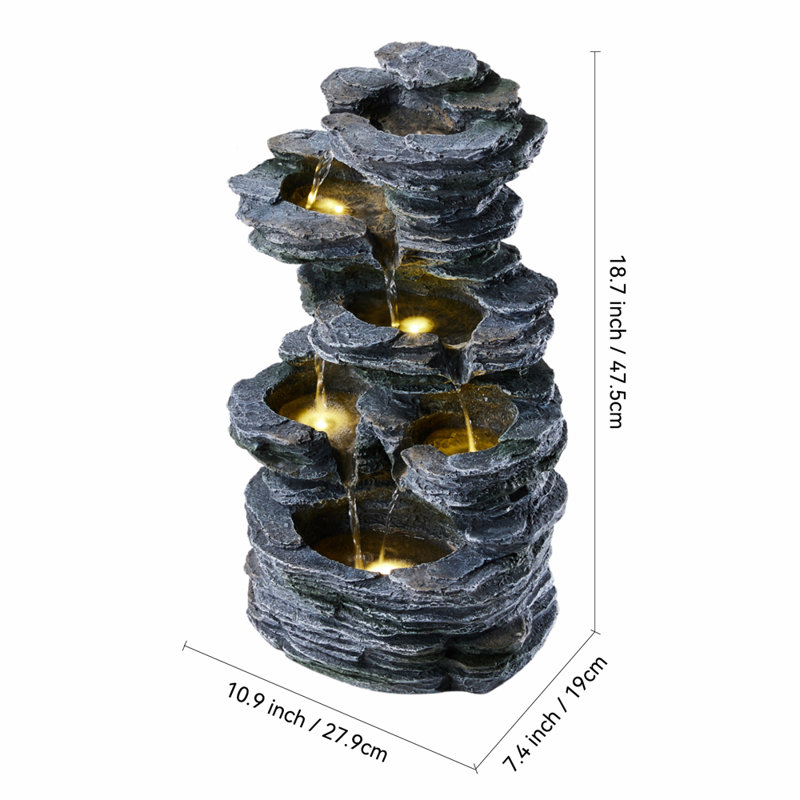 Fountain with Lights