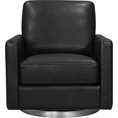 Ashby Swivel Top Grain Leather Chair