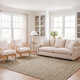 Alda Natural Hand Woven Jute Solid Color Rug