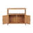 Wooden Patio Bar Table Set With Storage, Buffet Cabinet Sideboard For Outdoor And Indoor-685459897