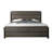 Mandy Weathered Grey Finish Panel Bed-22483330