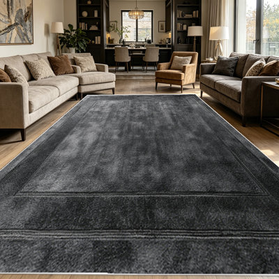 Tapis rétro délavé 1pc pour le salon, doux et confortable, adapté à toutes les saisons, facile à entretenir, lavable à la machine, tapis sous la table convenant à la table à manger, au vestibule, à la chambre à coucher, au bureau personnel,