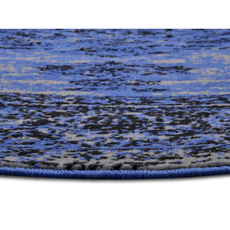 Mridional Blue Rug, Round 160cm
