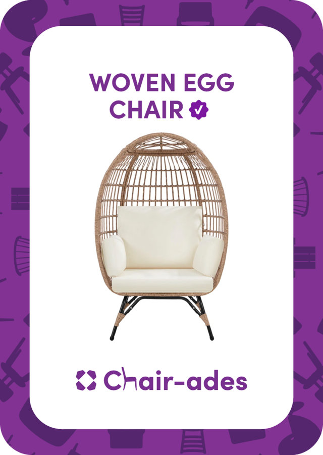 Woven Egg Chair, Chair-ades