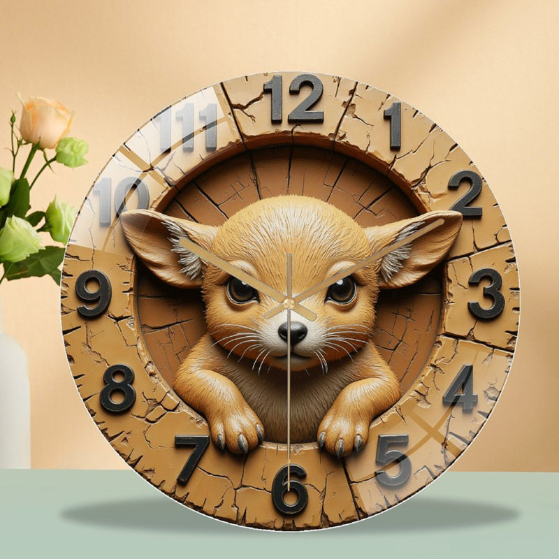 Horloge murale rétro 12 po