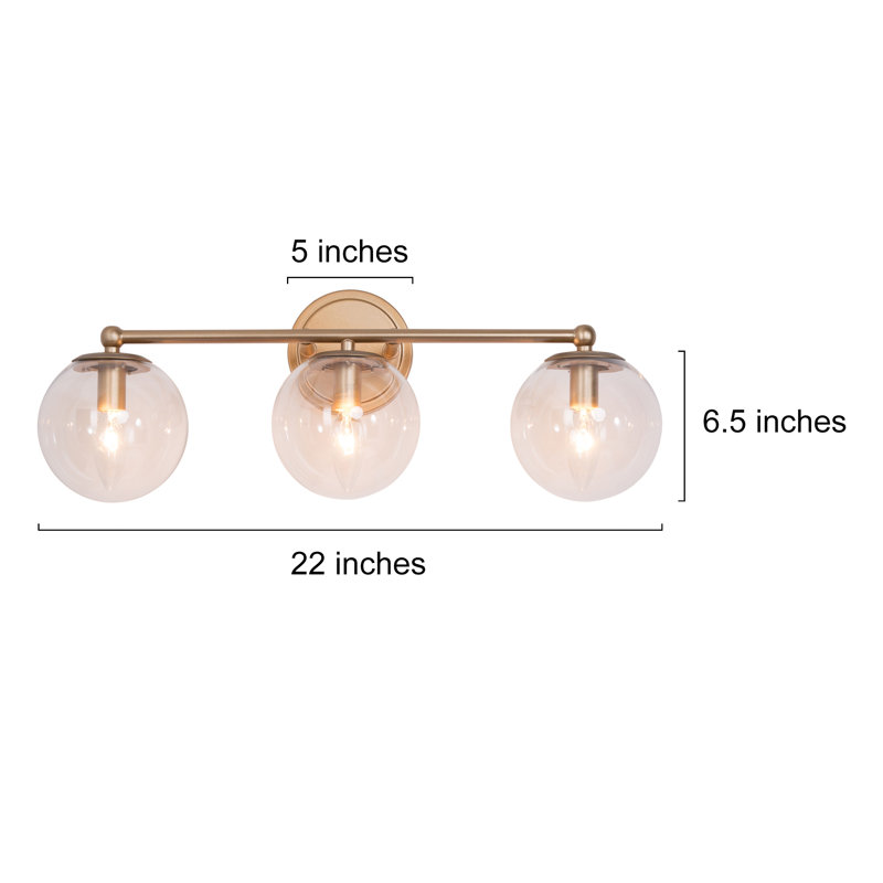 Dimmable Bathroom Vanity Light, 3