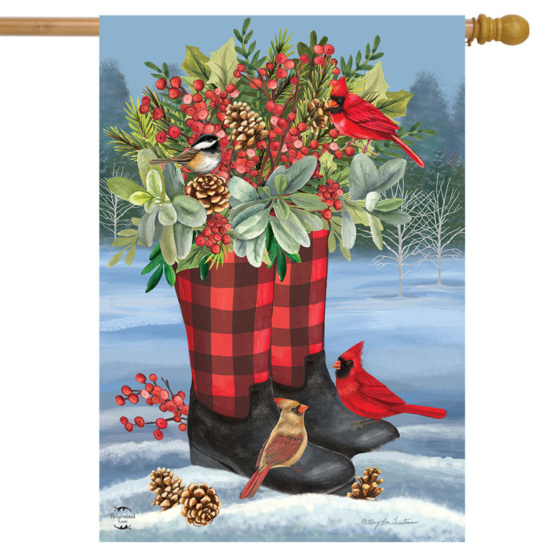 Winter Boots House Flag