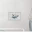 «Blue Whale Splash», reproduction encadrée-797781380
