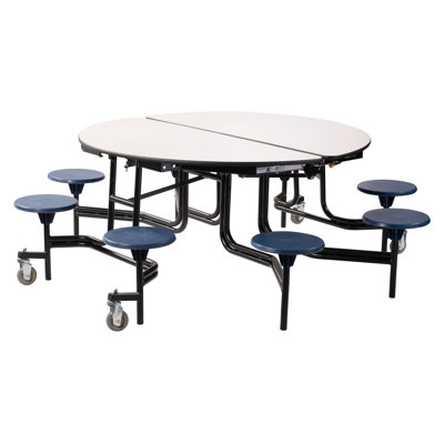 Table de cafétéria circulaire de 81 po