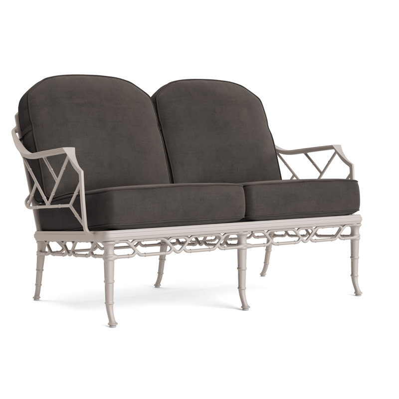 Calcutta Outdoor 2 - Seat Loveseat, Fusion Charcoal, Dove