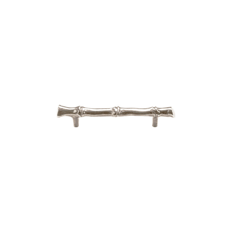 Bamboo Bar / Handle Pull, White Bronze Brushed