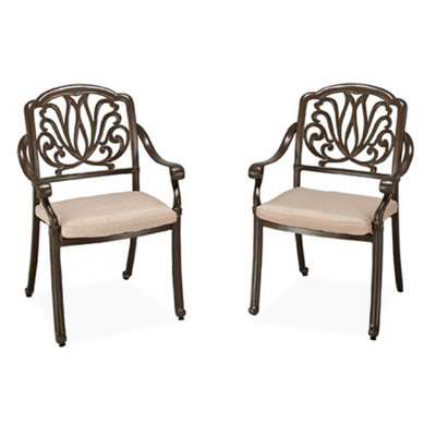 Yates Premium All-Weather Wicker Outdoor Dining Armchair with Cushion