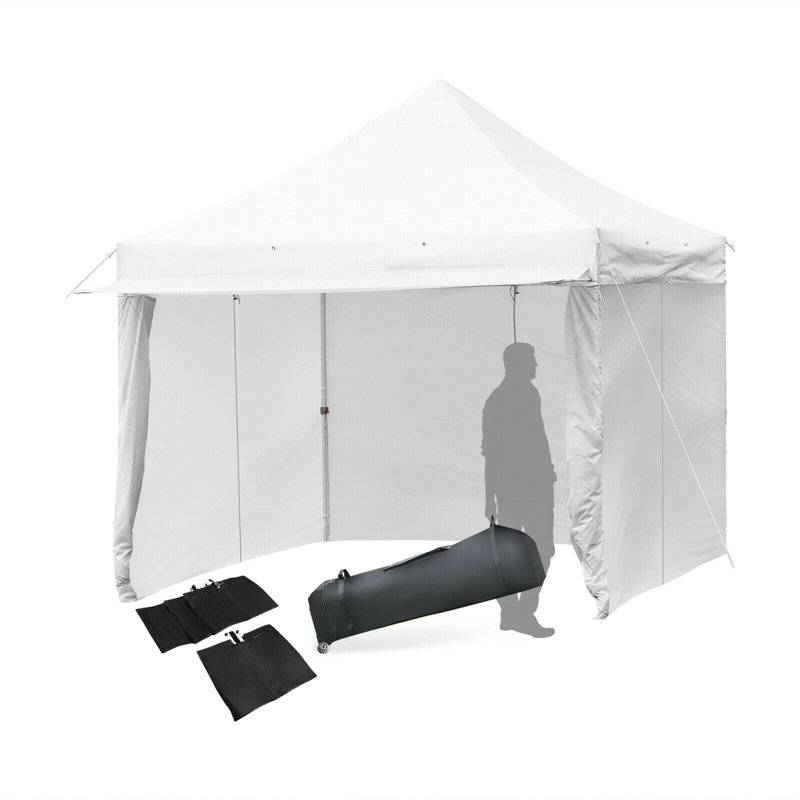 10 pi. L 10 pi. Auvent de tente de fête D, Blanc